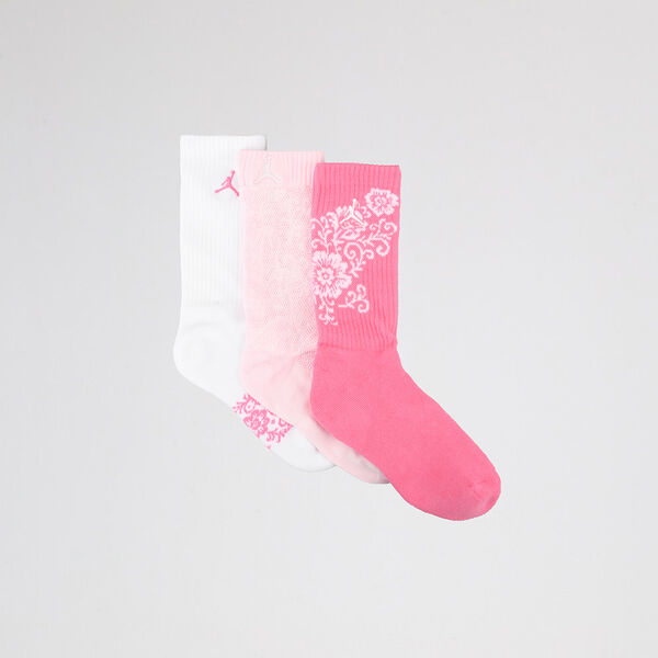 Pack de Medias Jordan Floral Lace x3 Ni&ntilde;a
