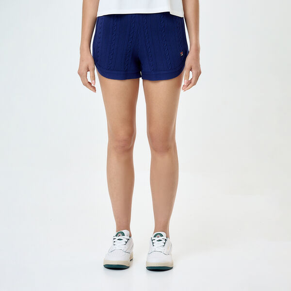 Short Fila Uc Knit Stripe Mujer