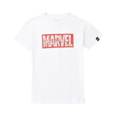 Remera Jack Lee Logo Marvel para Niños