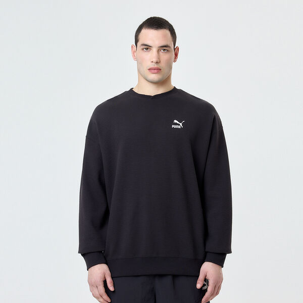 Buzo Puma Classics Waffle Crew Hombre