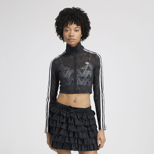 Buzo con Cierre adidas Firebird Classic Mujer con encaje