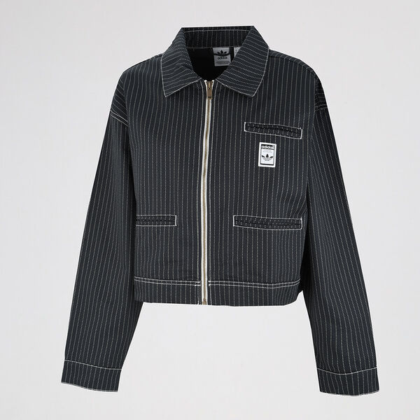 Campera adidas Crop Carbon Mujer