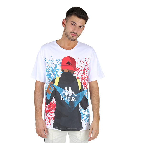 Remera Kappa Authentic Graphik Garrel Unisex