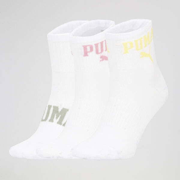Pack De Medias Puma Logo Crew X3 Algodón