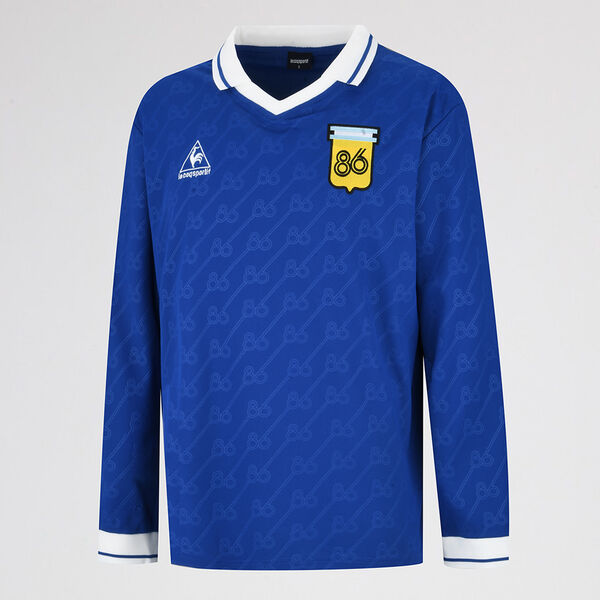 Remera Argentina Le Coq Sportif Suplente Colecci&oacute;n 86 Manga Larga
