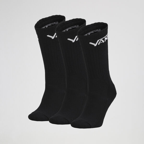 Pack de Medias Vans Classic Crew X3 Negras