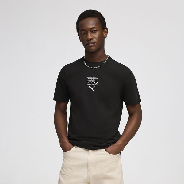 Remera Puma x Aston Martin Aramco F1 Essentials Hombre
