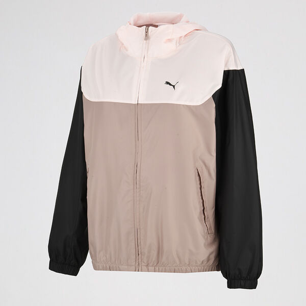 Campera Puma Rompeviento Essential Block Relaxed Mujer