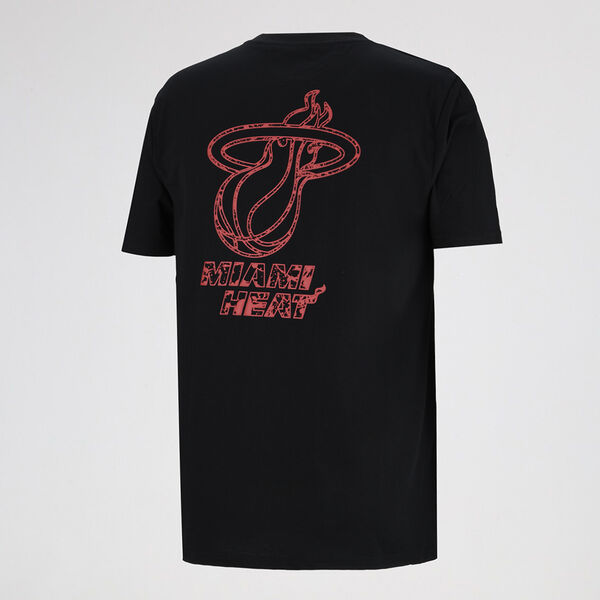 Remera NBA Miami Heat Back Print Relugar Fit Hombre