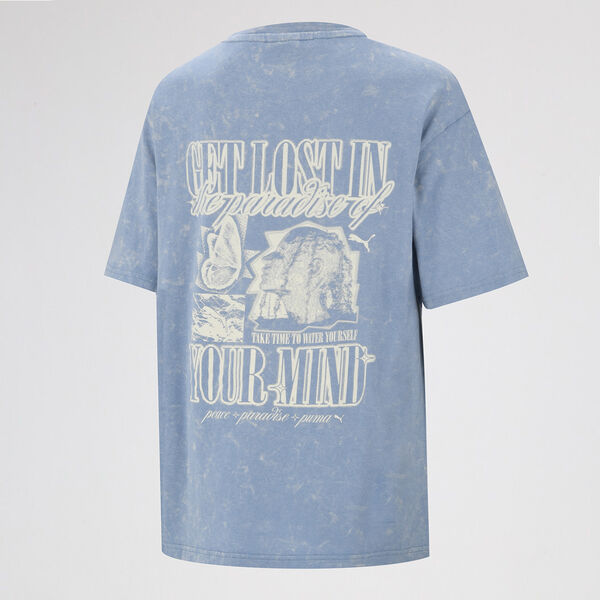Remera Puma Graphic Paradise Algodón Mujer