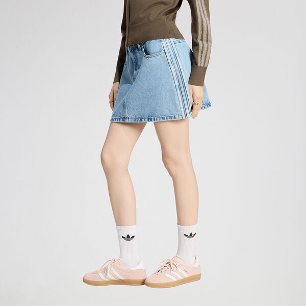 Pollera adidas Mid Rise Denim Mujer
