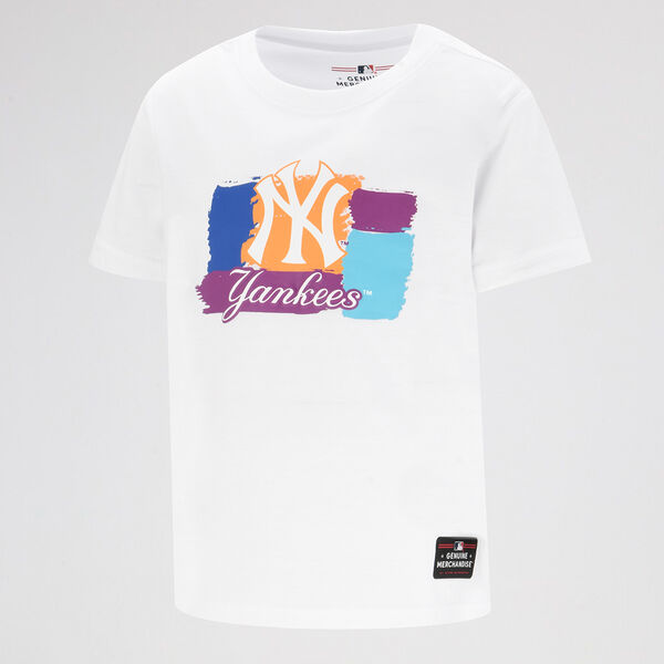 Remera MLB Yankees Front Print Regular Fit para Niño