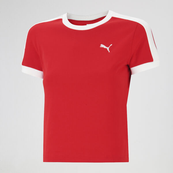 Remera Puma T7 Semiajustada Mujer