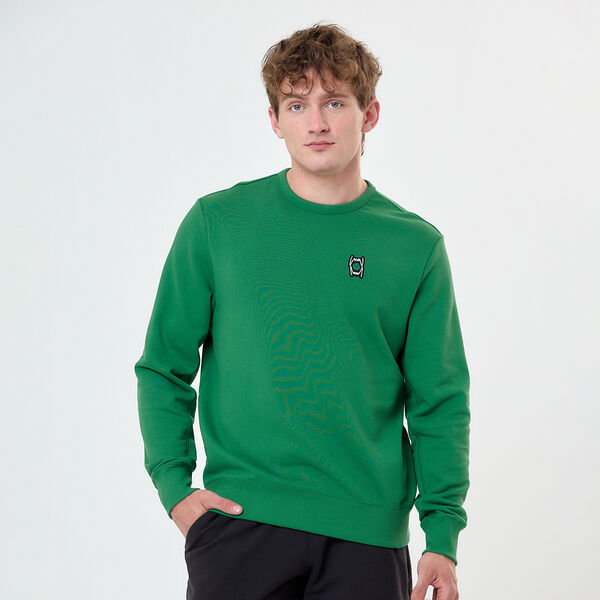 Buzo Básquet Puma Pivot Crewneck Hombre