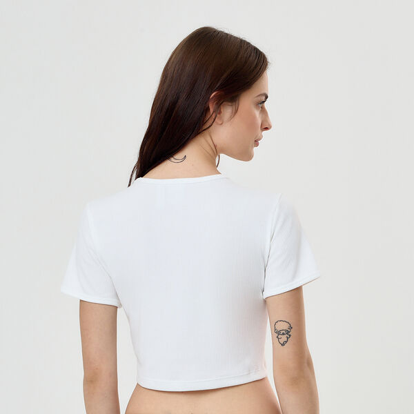 Remera adidas Essentials Rib Mujer