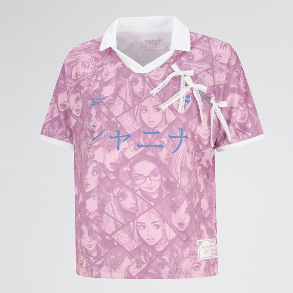 Remera Reebok Chomba Comic Shanina Polo Mujer
