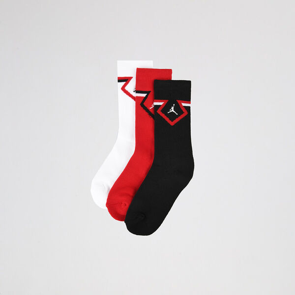 Pack de Medias Jordan Diamond Crew X3 Ni&ntilde;o
