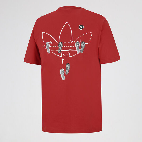 Remera adidas Trifolio Series Loose Hombre Holgado