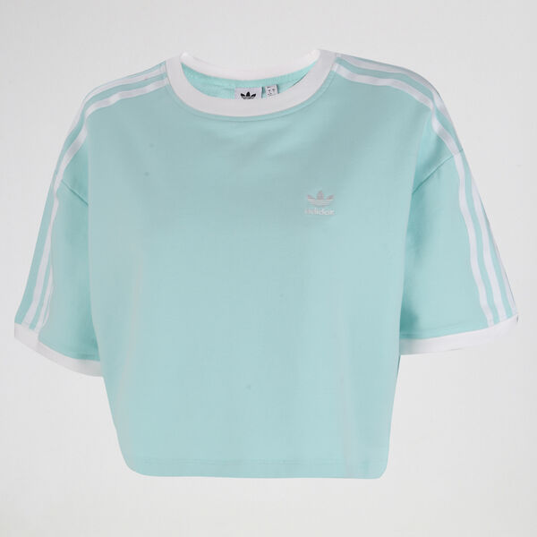 Remera adidas 3 Tiras Loose Crop Mujer