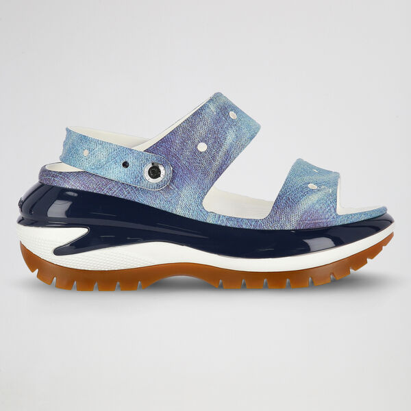 Sandalias Crocs Mega Crush Denim Mujer