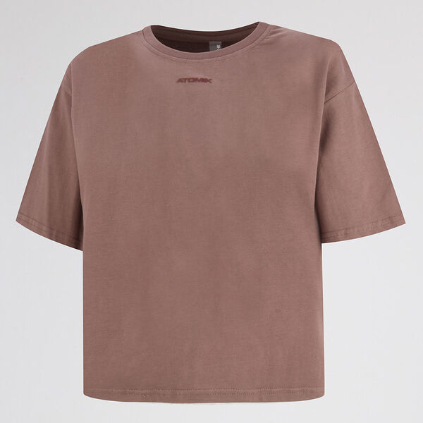 Remera Atomik Basic Over Mujer
