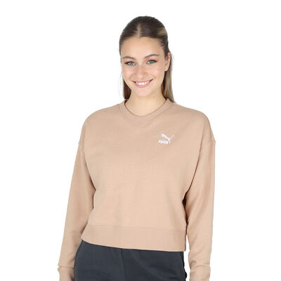 Buzo Urbano Puma Classics Crew Tr Mujer