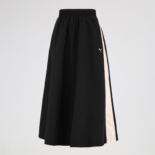Pollera Puma T7 Woven Midi Mujer
