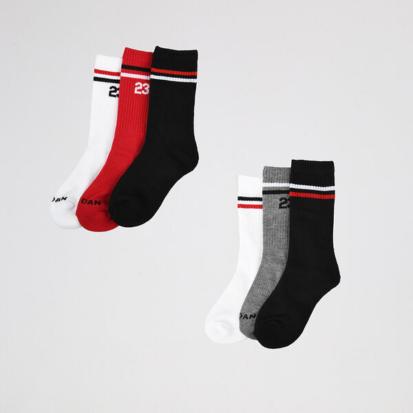 Pack de Medias Jordan Icon Stripe x6 Ni&ntilde;o