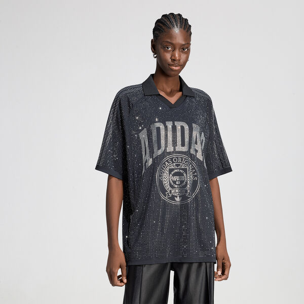 Remera adidas Rhinestones Oversized Mujer