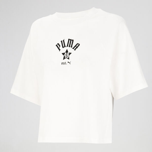 Remera Puma Classics PLAY LOUD Paris Relaxed Mujer