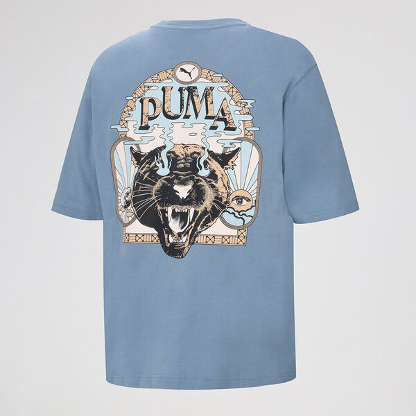 Remera Puma Graphic Fest Boxy Algodón Hombre