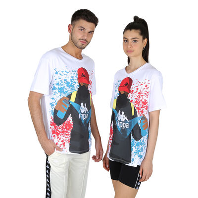 Remera Kappa Authentic Graphik Garrel Unisex