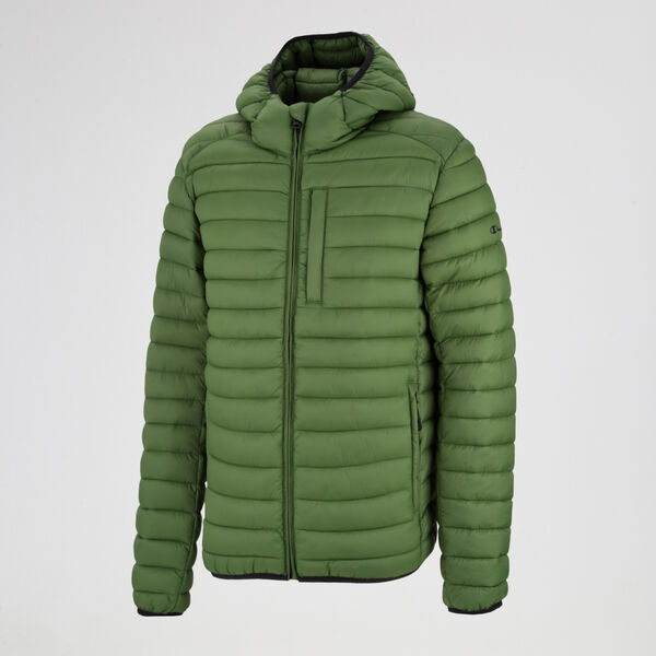 Campera Champion Acolchada Ligera Hombre con capucha