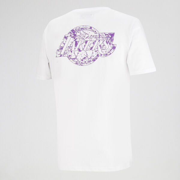 Remera NBA Los Angeles Lakers Back Print Relugar Fit Hombre