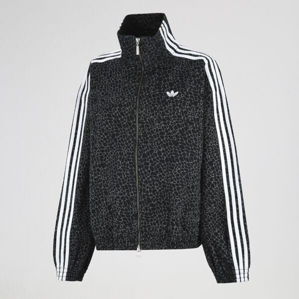 Buzo con  Cierre adidas Firebird Oversized AOP Denim Mujer