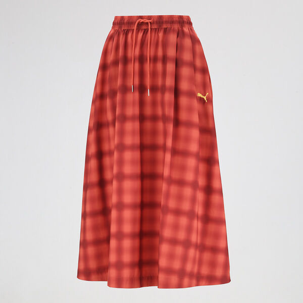 Pollera Puma Road To Unity Woven Midi Mujer