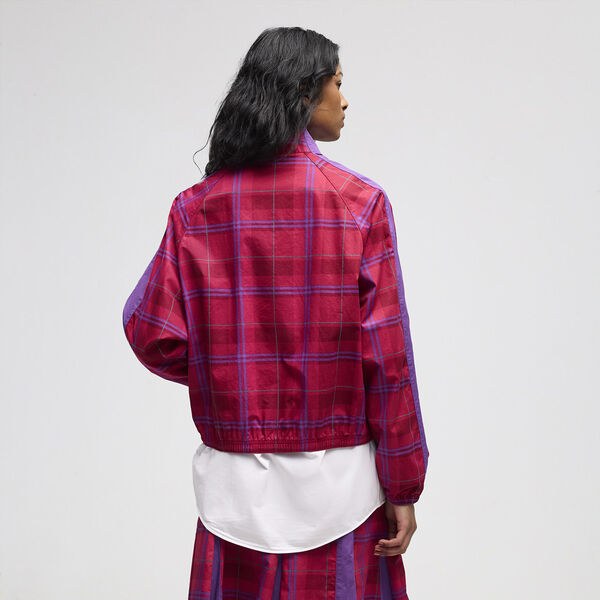 Buzo con Cierre Puma T7 Tartan Mujer