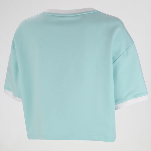Remera adidas 3 Tiras Loose Crop Mujer