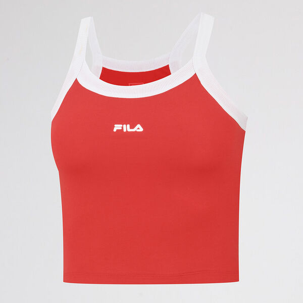 Remera Fila Ribbed Letter Mujer