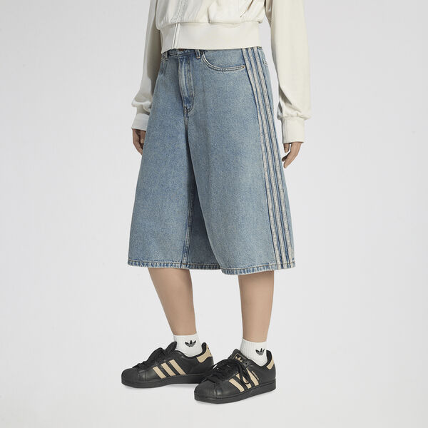 Short adidas Denim Tiro Medio Mujer