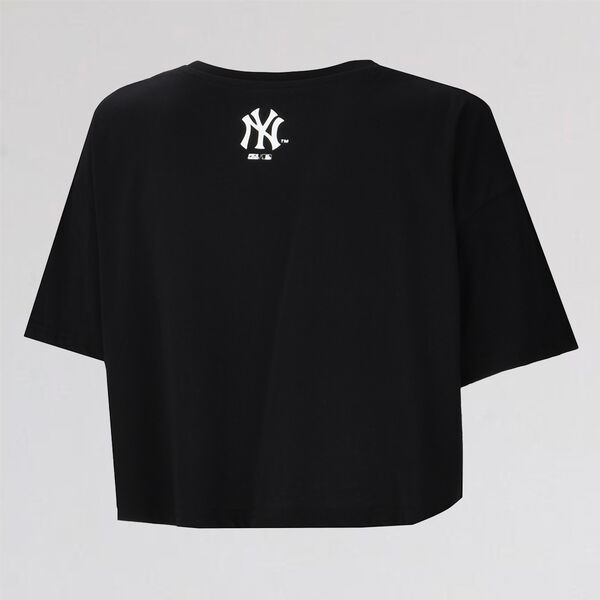 Remera MLB Yankees Core Boxy Fit Crop Mujer