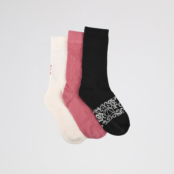 Pack de Medias Jordan Floral Lace x3 Ni&ntilde;a
