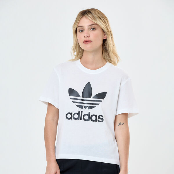 Remera adidas Trifolio Boxy Mujer