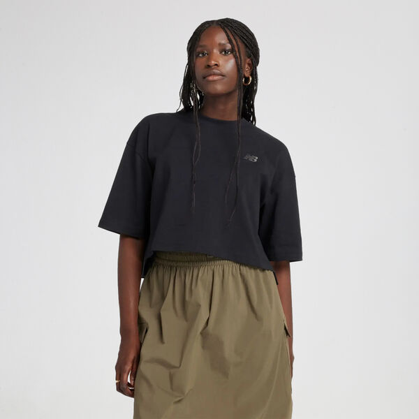 Remera New Balance Logo Oversized Mujer
