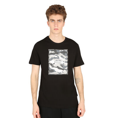 Remera Puma Box Logo Camo