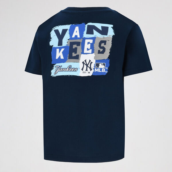 Remera MLB Yankees Back Print Relugar Fit Niño