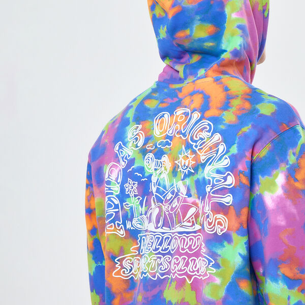 Buzo adidas Tie-Dyed Allover Print Hombre