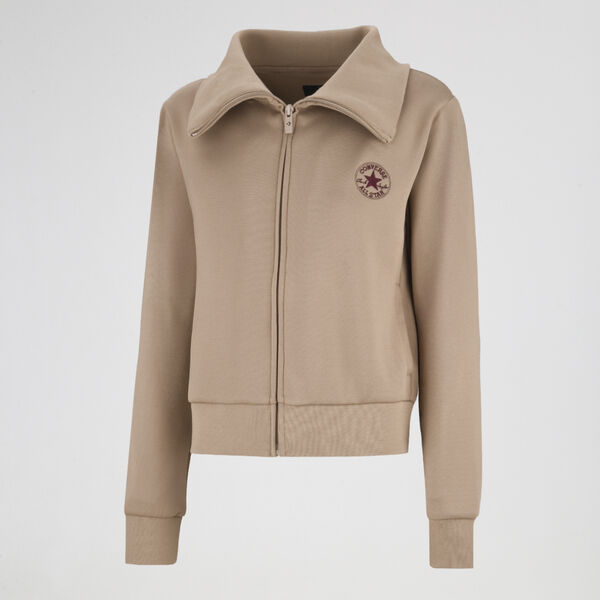 Buzo con Cierre Converse Retro Chuck Heritage Logo Mujer