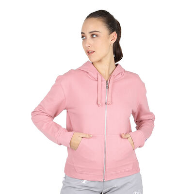 Buzo Champion Con Capucha Y Cierre Logo