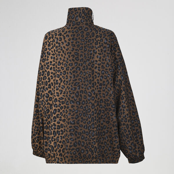 Buzo con Cierre adidas Firebird Extragrande Leopard Mujer